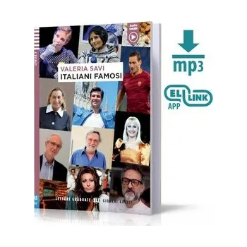 Italský jazyk LW Italiani famosi książka + audio online B1