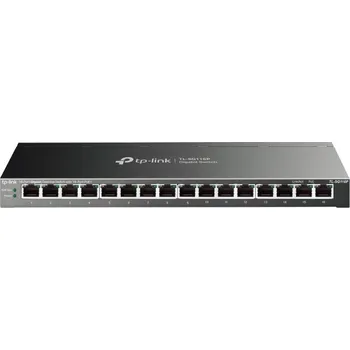Počítačové příslušenství TP-Link TL-SG116P Switch, 16xGLAN, PoE+, 120W