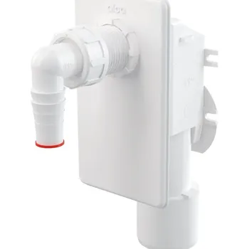 Sifon ALCADRAIN Pračkový Sifon Podomítkový, Bílý (APS4)