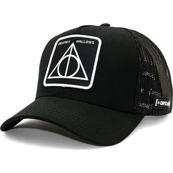 Kšiltovka Kšiltovka Capslab - Trucker Harry Potter Trucker Deadly Hollows Dark Arts - Black