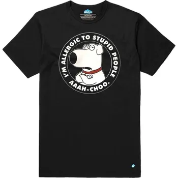 Pánské tričko Pánské tričko Griffinovi Brian Griffin Family Guy (Skladem S-5XL) (Barva: Černá)