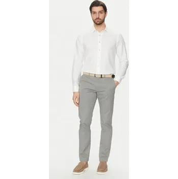 Pánská košile Michael Kors Košile MK0DS01556 Bílá Slim Fit 41