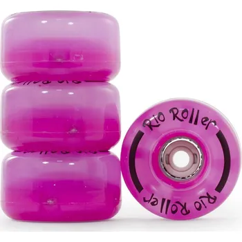 RIO ROLLER LIGHT Pink S svítící kolečka na kolečkové brusle