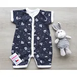 AMÁLKA Letní krátký overal, moře s lodičkami Velikost: 62