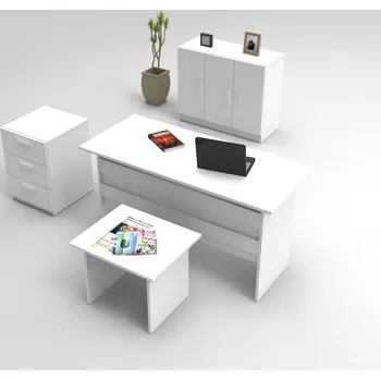 Flipchart ALATRI kancelářský set se skříňkou, bílá