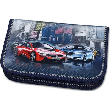 Penál Školní penál 1-klopa City Cars