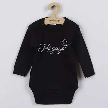 Dětské body s potiskem New Baby Hi guys, vel. 62 (3-6m)