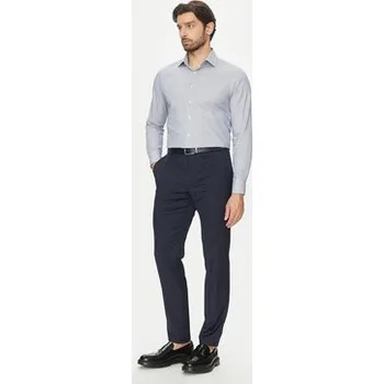 Pánská košile Michael Kors Košile MK0DS01293 Modrá Slim Fit 43