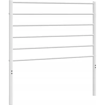 Čelo ocelové pro postel 105x90 cm, bílé