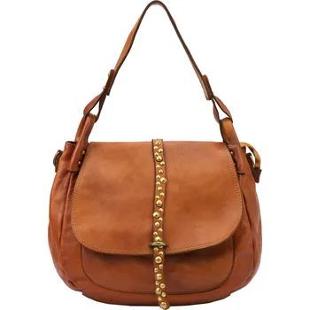 Kabelka Kožená kabelka přes rameno VS 006 hnědá