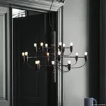 Lustr FLOS 2097/18 LED, matný, černý matná, černá 18 x 2,7 W LED - Doprava zdarma