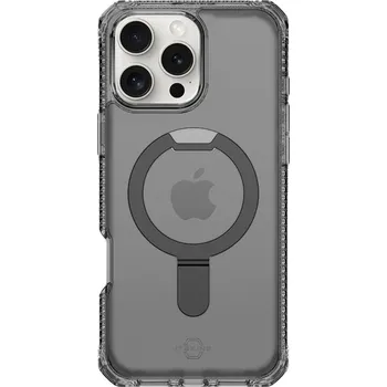 Náhradní kryt pro mobilní telefon ITSKINS HYBRID_R VAPOR STAND MagSafe iPhone 16 Pro AP6X-HBVST-BLCK