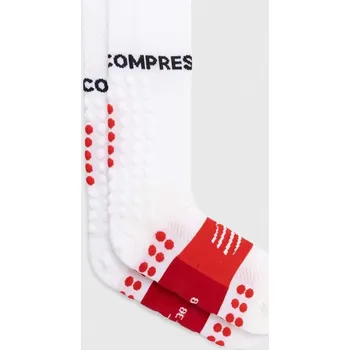 Pánské ponožky Ponožky Compressport Full Socks Run SU00004B bílá 00X, vel. 42/44