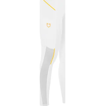 Jezdecké kalhoty EQUESTRO Legíny jezdecké Micro Mesh Equestro, s gripem, dámské, bílé 40