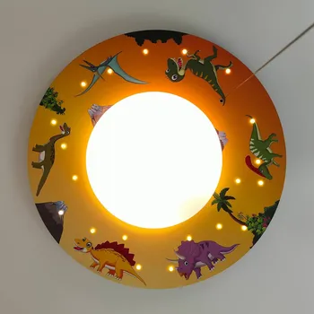 Lampička Niermann Standby Stropní světlo Dinosauři s LED hvězdnou oblohou pestrá 1 x 15 W E27 + 20 x LED - Doprava zdarma