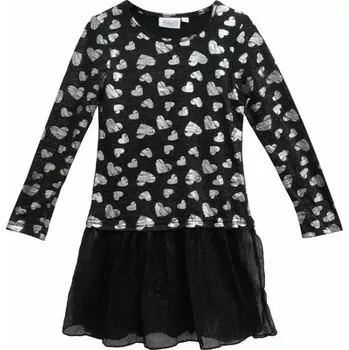 Dívčí šaty Dívčí sváteční šaty Topo in Fashion se srdíčky velikost 146 (9-16936-300)