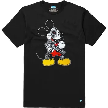 Pánské tričko Wolken.cz Pánské tričko Terminátor Mickey Mouse Černá XXL