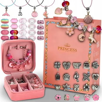 dětská sada na výrobu šperků SADA NA VÝROBU NÁRAMKŮ A NÁHRDELNÍKŮ DÁREK