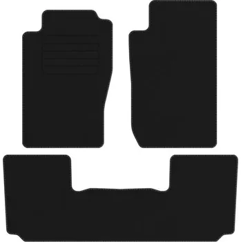 autokoberec Koberce Edecor velurové 3 ks