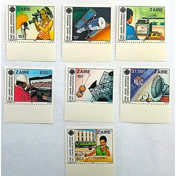 Sběratelství Sestava známek Zaire - komunikace