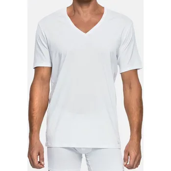 Pánské tričko tričko s krátkým rukávem NB1217A-100 - Calvin Klein L