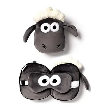 Cestovní polštářek Cestovní polštář a maska na oči Relaxeazzz - Ovečka Shaun