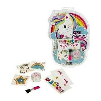 Set školních potřeb Tatuaże brokatowe Jednorożec