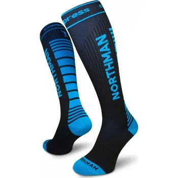 Pánské ponožky Northman Compress High 21, tmavě modrá S/M (36-41)