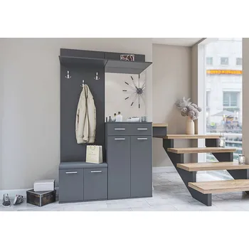 Předsíňová stěna ARMADI II předsíňová stěna grafit šedý