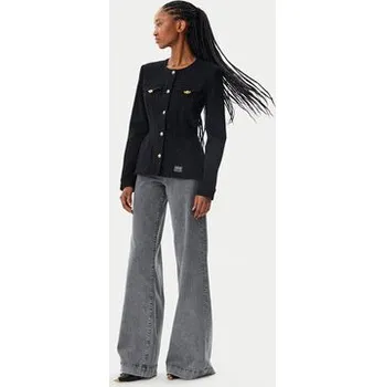 Pánská casual bunda Versace Jeans Couture Jeansová bunda 78HAS457 Černá Slim Fit 40