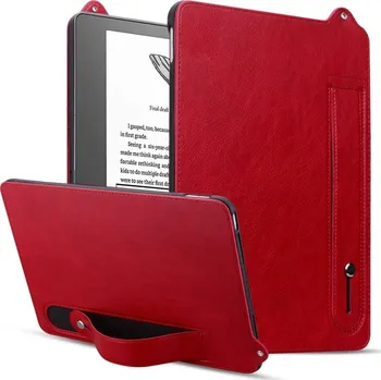 Pouzdro na tablet VSECHNONAMOBIL 102395 BACKY Ochranný obal s držiakom Amazon Kindle Scribe 2024 červený