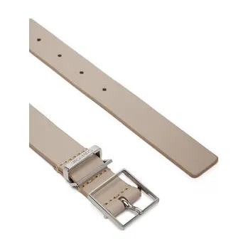 Opasek Dámský pásek Calvin Klein Branded Loop Square Belt 2.5 K60K612866 Béžová 125