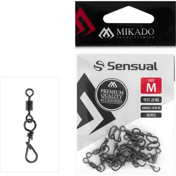 Mikado Karabinka s obratlíkem Sensual Agrafka, 10 ks vel. XL, 35 kg