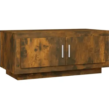 Konferenční stolek Konferenční stolek dubový 102x50x45 cm, barva: kouřová