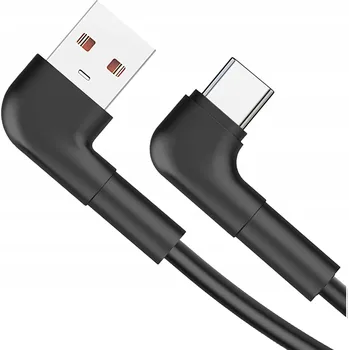 Datový kabel Kabel KrainaGSM USB - USB-C 1 m černý