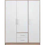 Meblar Šatní skříň Smart SR2 Zvolte barevné provedení: Bíla / Dub Sonoma