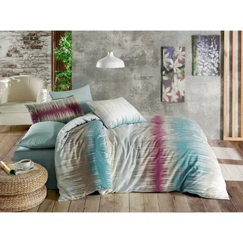 Povlečení Brotex Prodloužené povlečení bavlna 140x220, 70x90cm Indigo