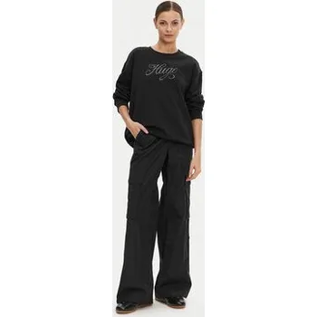 Pánské oblečení HUGO Mikina 50537246 Černá Oversize M