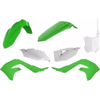 Sada plastů POLISPORT BODY KIT typ 90816 pro KAWASAKI KX 250 F rok 2019-2024 barva zelená/bílá (body kit plastů na motocykl )