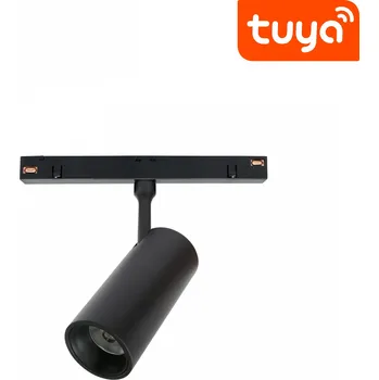 LED osvětlení Lištový magnetický reflektor Spot M 10W Tuya CCT Ra90 24° 48V černý