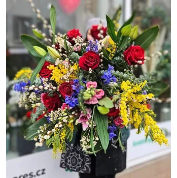 umělá květina Rozevlátá kytice