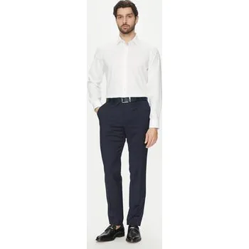 Pánská košile Michael Kors Košile MK0DS01501 Bílá Slim Fit 38