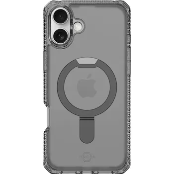 Náhradní kryt pro mobilní telefon ITSKINS HYBRID_R VAPOR STAND MagSafe iPhone 16 AP6N-HBVST-BLCK