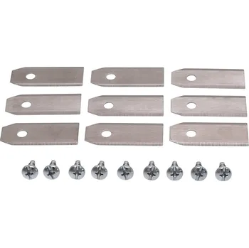 Sada 9 ks. žacích nožů 4,3 cm (1,4") pro robotické sekačky Husqvarna McCulloch Gardena Flymo (OEM 535138701) - 3305009