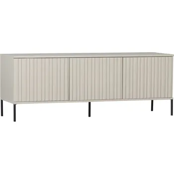 Televizní stolek WOOOD Šedobéžový dřevěný TV stolek Gravia 150 x 44 cm