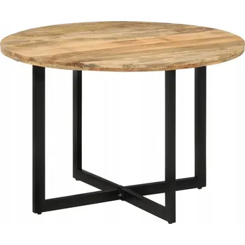 Jídelní stůl Stůl kulatý Zakito Home 110 x 110 x 75 cm odstíny hnědé