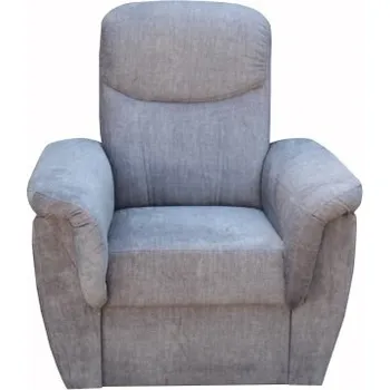 Pohovka PALERMO - křeslo látka Světle šedá Vogue 14 (FE) kolekce - "E" (K250)NOVÁ LÁTKA