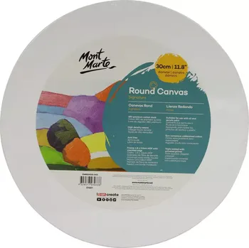 Textilie Kulaté plátno Mont Marte Signature 30 cm (11,8 palce)