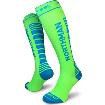Pánské ponožky Northman Compress High 21, zelená L/XL (42-47)