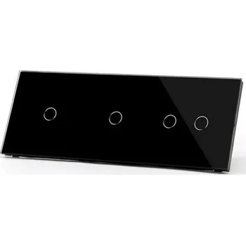 vypínač DOTYKOVÝ SPÍNAČ SVĚTLA 1+1+2 WIFI TROJITÝ RÁMEČEK 4K TLAČÍTKA TUYA SMART